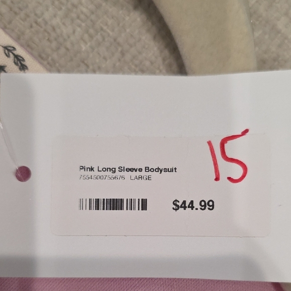 Entro Shimmering Lavender/Pink Bodysuit - Picture 8 of 8